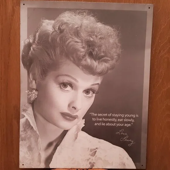 Lucille Ball tin sign - Picture 2 of 7